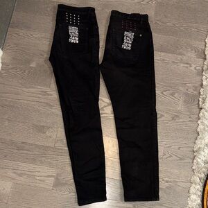 2 Pair Black Ksubu Jeans
